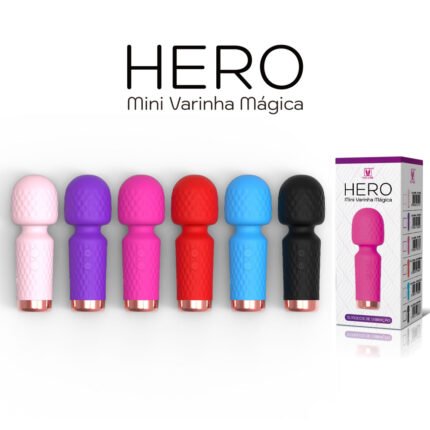 Mini Varinha Mágica Hero Recarregável com 10 modos de vibração - YOUVIBE