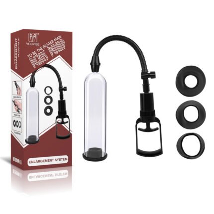 Bomba Peniana Manual com 3 Aneis - YOUVIBE