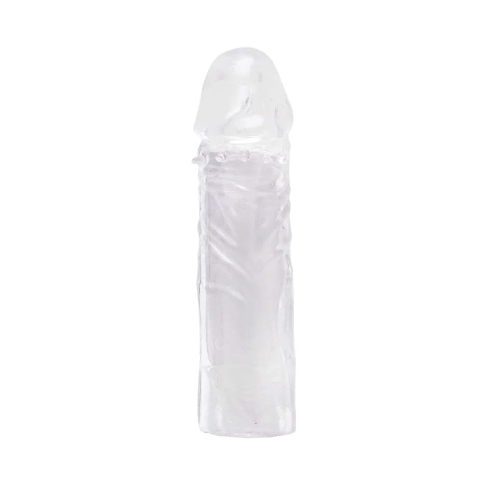CA013-TRANSPARENTE Capa peniana transparente com veias salientes e glande avantajada - YOUVIBE