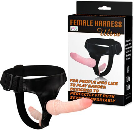 Cinta peniana com plug vaginal