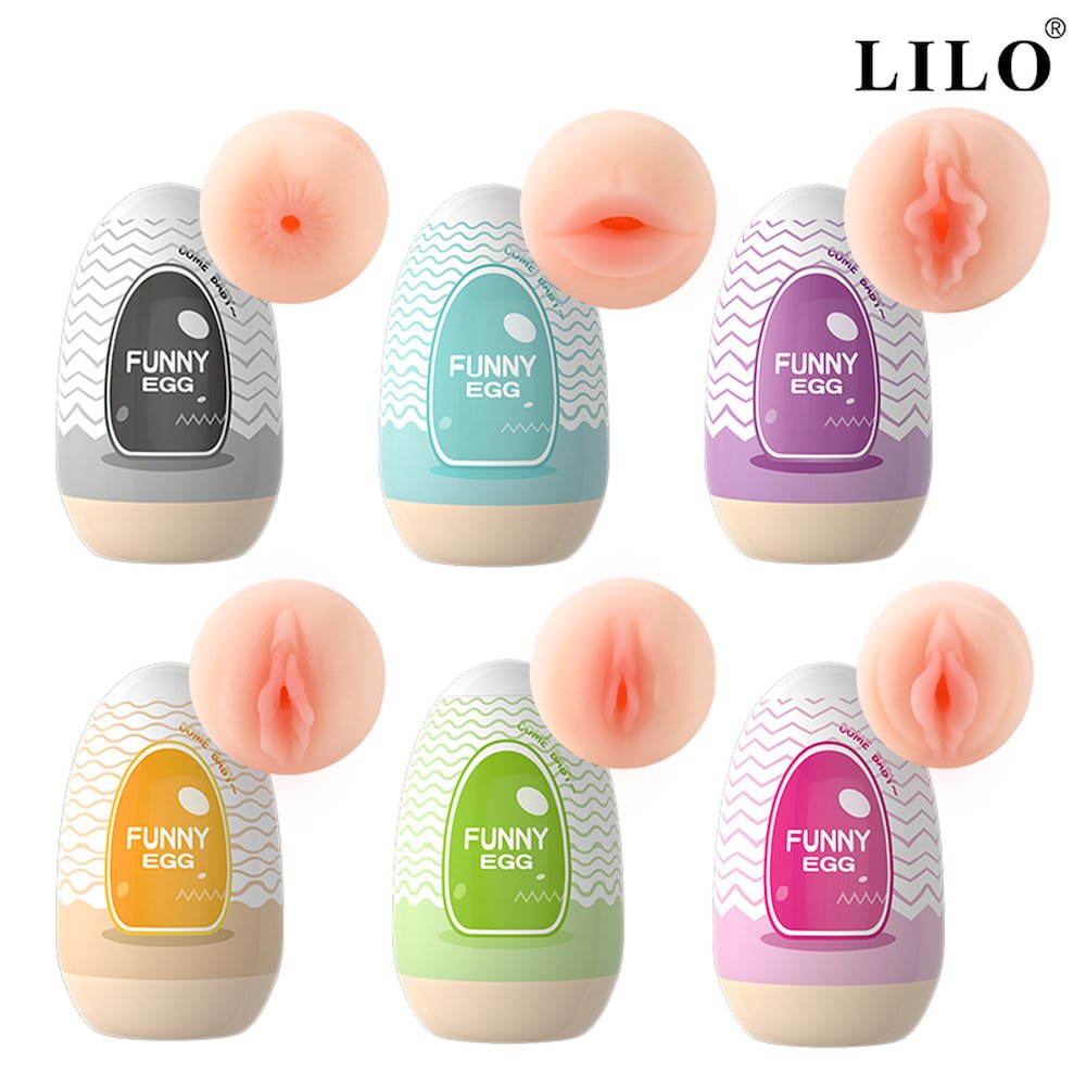 MA007-KIT FUNNY EGG em Cyberskin - kit com 6 Modelos - LILO