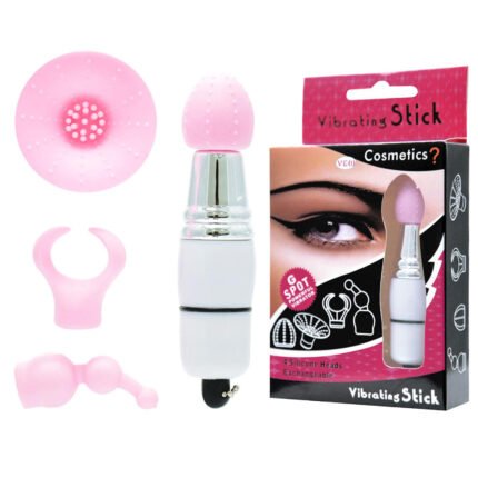 Mini massageador com 3 cabeças removíveis - VIPMIX