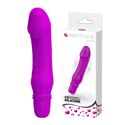 Mini vibrador com ponta em formato de glande