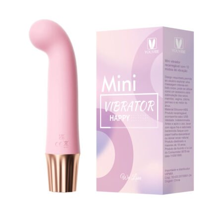 Mini vibrador recarregável com 10 modos de vibração - YOUVIBE