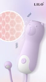 Vibrador cápsula. Possui formato de urso, com 10 modos de vibração - LILO - Imagem 2