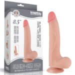 Pênis Realístico 20x4 cm - Sliding Skin Dual Layer Dong Flesh - LOVETOY