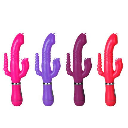 Vibrador de Ponto G e Clitóris á Pilha com 12 modos de vibração - 3 em 1 - YOUVIBE