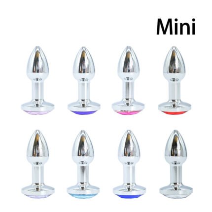 Plug anal de luxo em metal