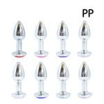 Plug anal de luxo em metal