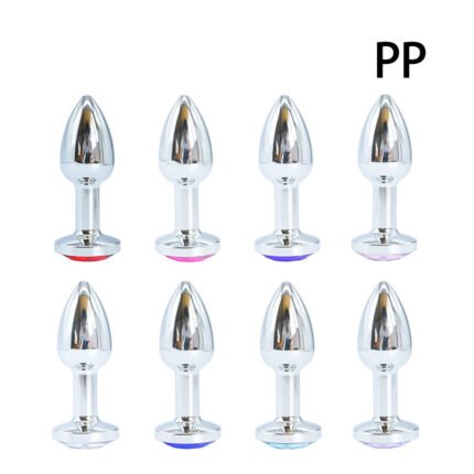 Plug anal de luxo em metal