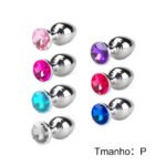 Plug anal de luxo em metal