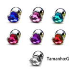 Plug anal de luxo em alumínio