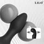 Plug anal, com 10 modos de vibração,possui controle remote com APP, pelo smartphone - LILO - Imagem 2