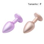 Plug Anal de Luxo com Pedra Acrílico usando nova tecnologia - VIPMIX