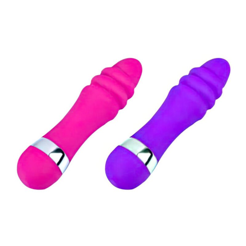 Vibrador em ABS com anéis massageadores