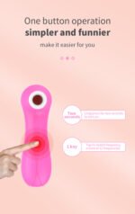 Estimulador feminino com sucção, possui um pequeno bocal sugador na parte superior que se encaixa ao clitóris sem a necessidade de penetração - YOUVIBE - Imagem 2