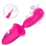 Vibrador de nova estrutura com estimulador em formato de boca