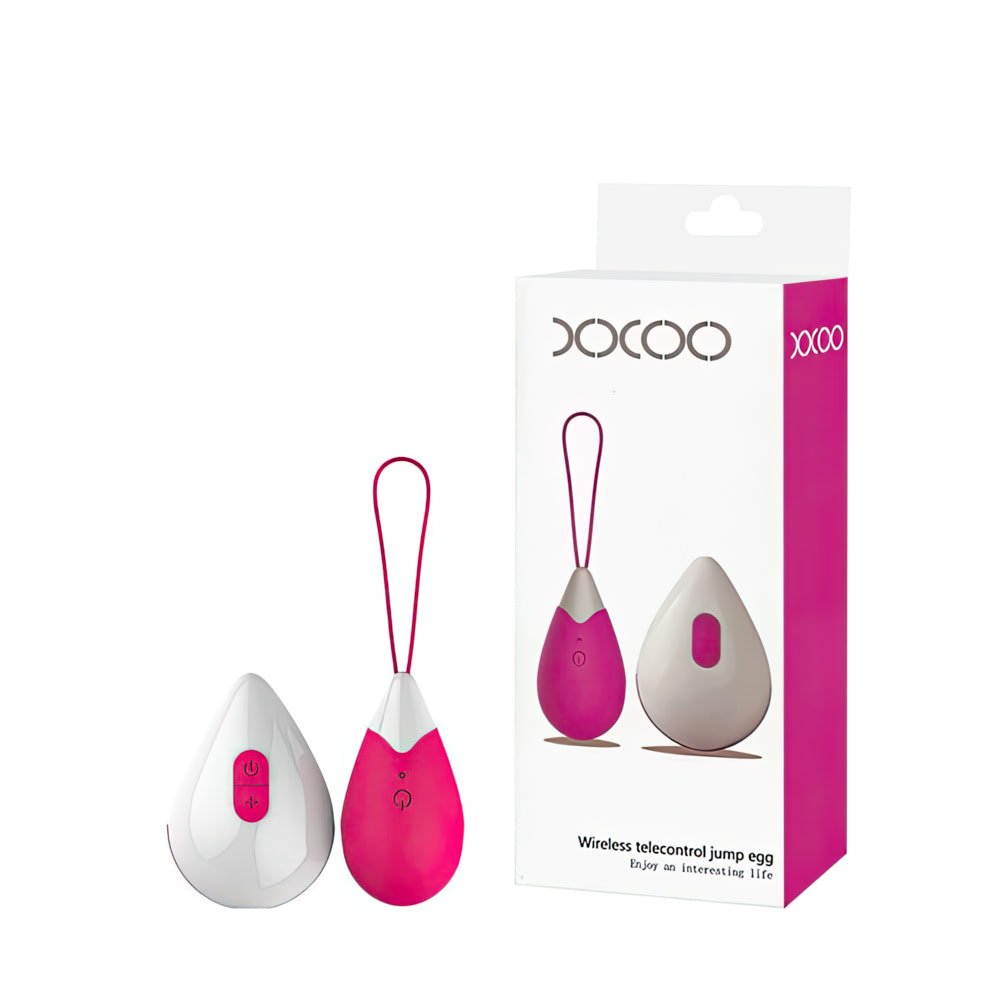 BW025-PINK Bullet com controle wireless e 10 modos de vibração - XXOO