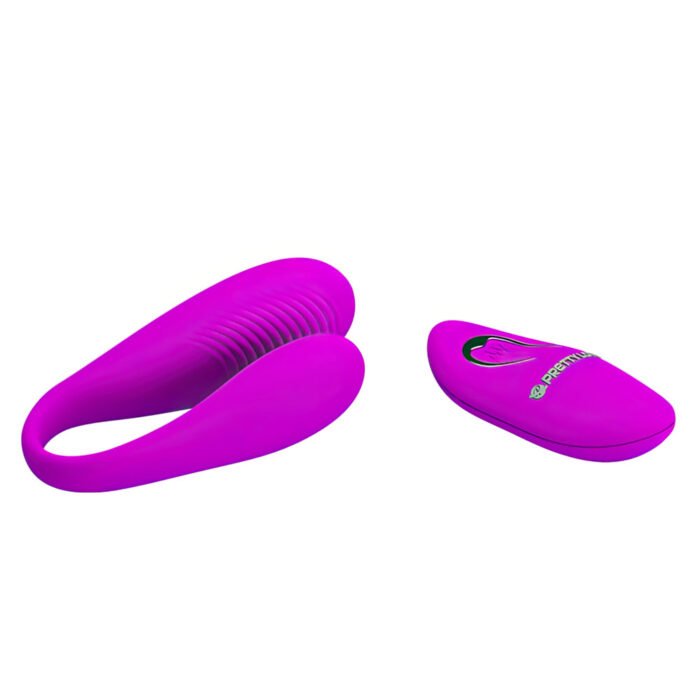Vibrador de Luxo para Casais com 12 modos de vibração e com controle remoto - PRETTY LOVE - Imagem 2