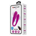 Vibrador de casal com 12 modos de vibração, controlado via Bluetooth - PRETTY LOVE - Imagem 2