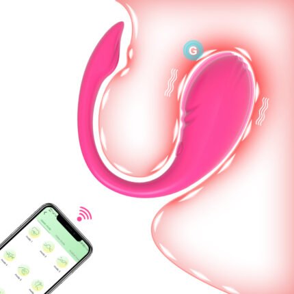 Vibrador de casal à longa distancia com aplicativo e 10 modos de vibração com estimulador na ponta - YOUVIBE