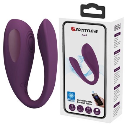 Vibrador para Casal com 10 Modos de Vibração e 10 modos de tapa
