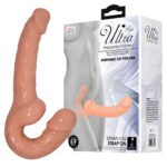 Penetrador strapless com plug vaginal