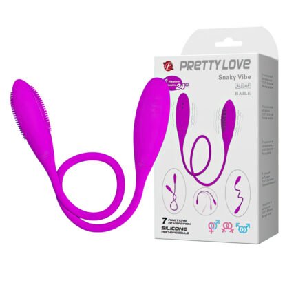 Vibrador duplo com 7 modos de vibração