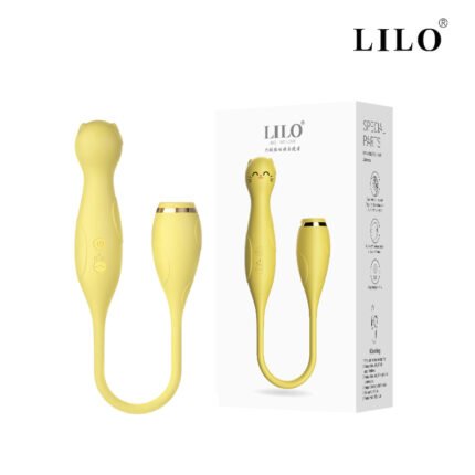 Vibrador duplo. Flexível e confortável. Recarregável