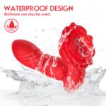 Vibrador de ponto G. Possui 2 motores , Com 9 modos de vai e vem e 9 modos de vibração no estimulador - OLENA - Imagem 2