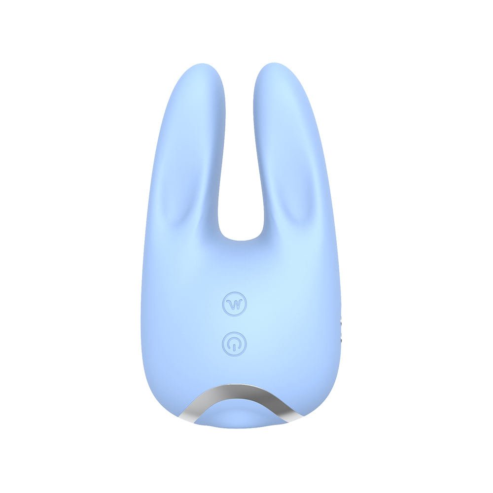 ES061-AZUL Estimulador clitoriano duplo com 8 modos de vibração e 5 modos de pulsação - YOUVIBE