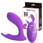 Vibrador e Estimulador Clitoriano com Controle Remoto - PRETTY LOVE