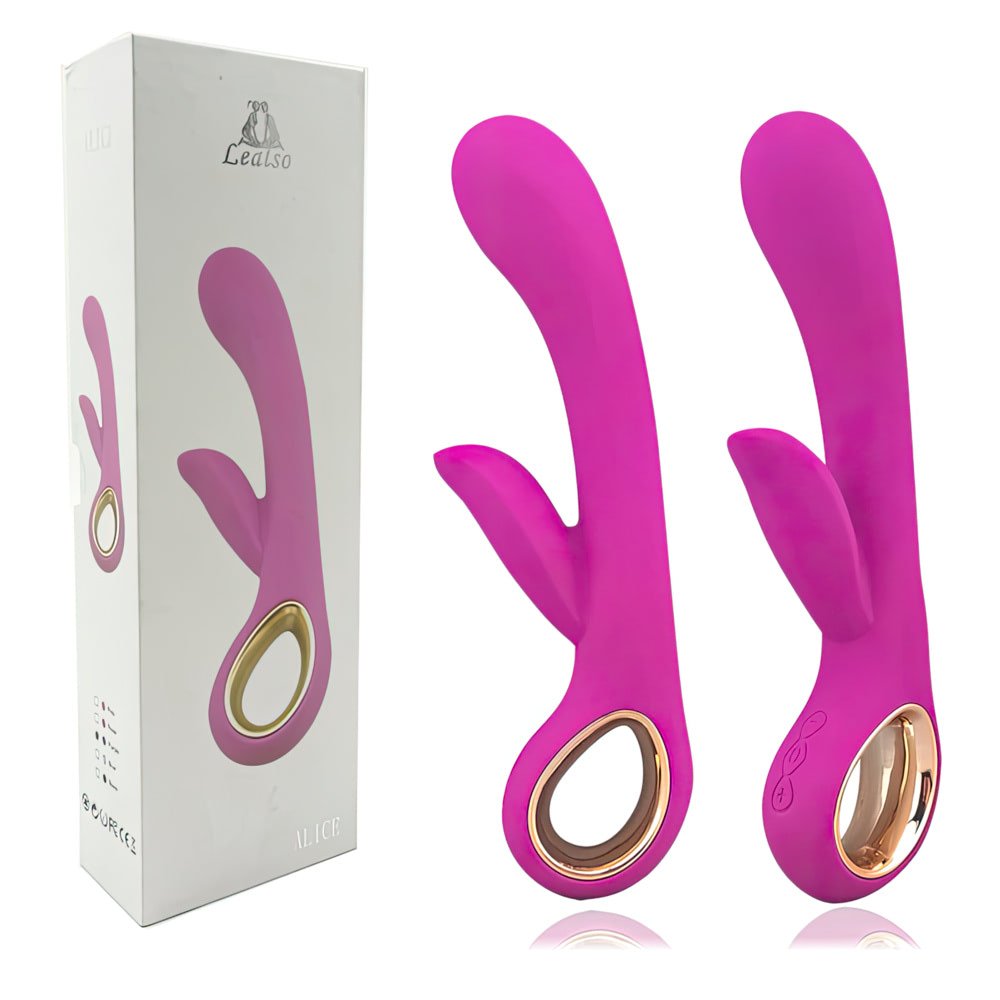 LY004-PINK Vibrador Entice Lealso com 10 modos de vibração e 6 níveis de velocidade - LEALSO