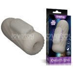 Masturbador com vibratória de dupla finalidade - Knights Ring Vibrating Dual Purpose Sleeve-Spiral - LOVETOY