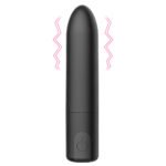 Cápsula vibratória aveludada recarregável via cabo usb e resistente à água com 7 vibrações - VIPMIX