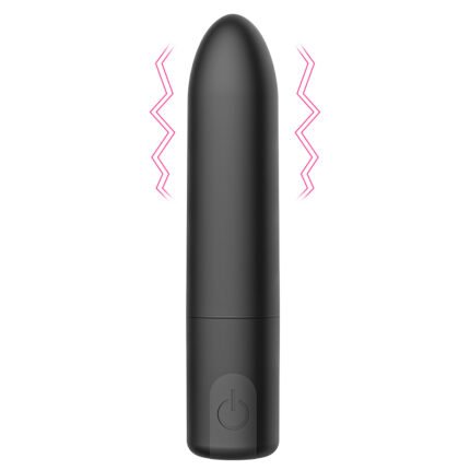 Cápsula vibratória aveludada recarregável via cabo usb e resistente à água com 7 vibrações - VIPMIX