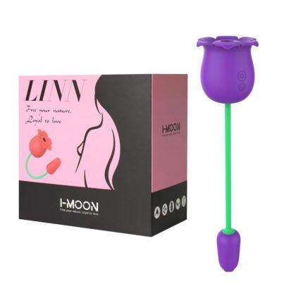Linn - Vibrador 2 em 1. Com 7 modos de pulsação. 10 modos de vibração - I-MOON