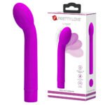 Vibrador em silicone super macio, com 10 modos de vibração, ajustável, possui curvatura para estimulação do ponto G e clitóris - PRETTY LOVE - Imagem 2