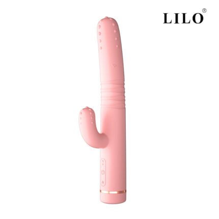 Vibrador de ponto G e clitóris com vai e vem em formato de Cacto - LILO