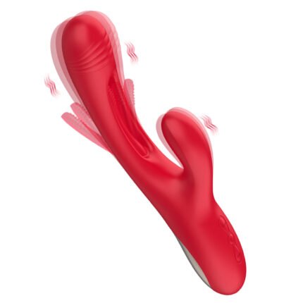 Vibrador de ponto G. Possui estimulação no meio