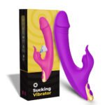 Vibrador Ponto G com estimulador de Clitóris 9 Modos de vibração e pulsação - USK