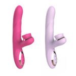 Vibrador Ponto G e Clitóris com 3 modos vai e vem e 7 modos de vibração