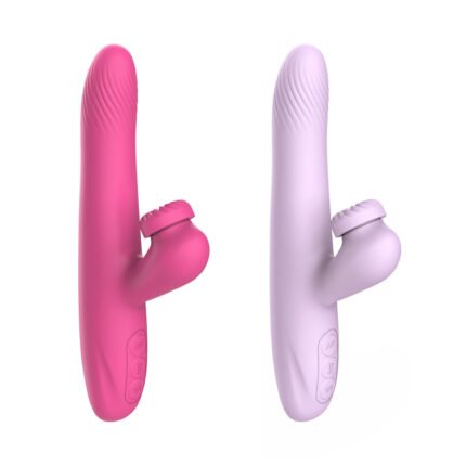 Vibrador Ponto G e Clitóris de vai e vem e com esferas internas que fazer rotacão - DIBE