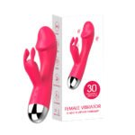 Vibrador Rabbit Ponto G Recarregável com 30 Modos de Vibração - VIPMIX