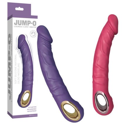 Vibrador Ponto G Recarregável em formato de Pênis com 10 modos de Vibração - VIPMIX