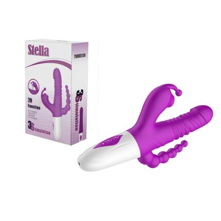 Vibrador Triplo Vai e Vem - VIPMIX