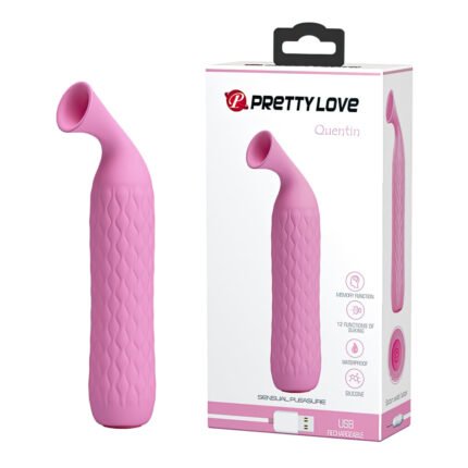 Mini estimulador feminino com 12 modos de sucção - PRETTY LOVE