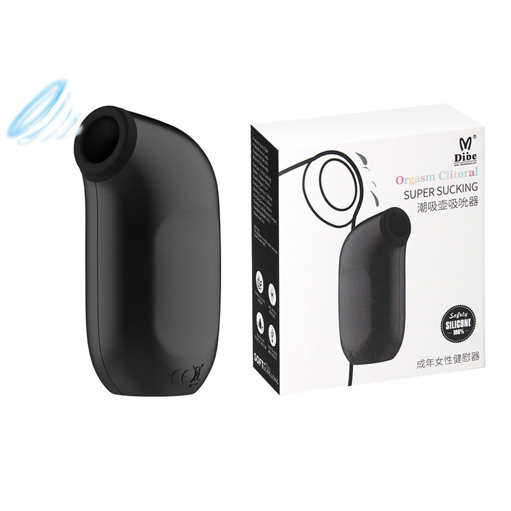 SU035-PRETO Estimulador de clitóris com 7 modos de pulsação - DIBE