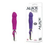 Vibrador recarregável com detalhe de glande na ponta