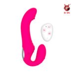 Penetrador Strapless com plug vaginal